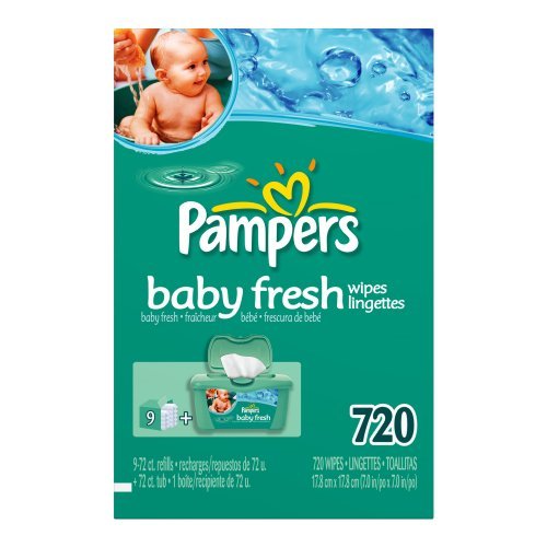 Pampers Baby Fresh Wipes, 720-count Box